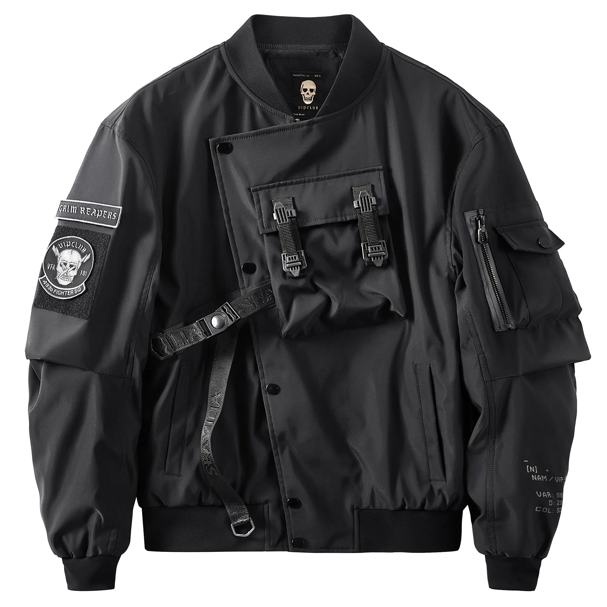 VIP Airborne Series Flight Jacket Black