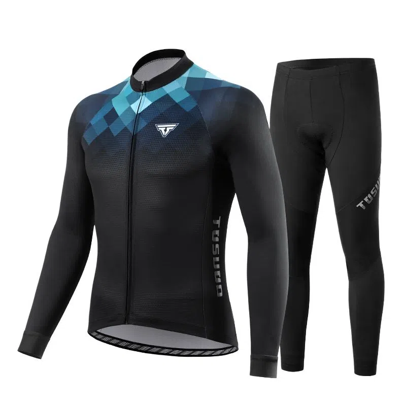 塔斯队长 加厚保暖、排汗透气、秋冬季骑行服套装 男女同款