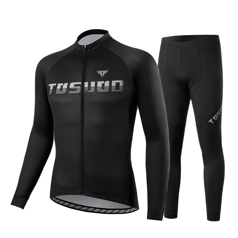 塔斯队长 加厚保暖、排汗透气、秋冬季骑行服套装 男女同款