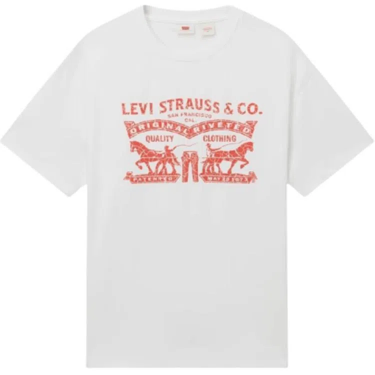 Levi’s SS25 Double Horse Print Knit Tee
