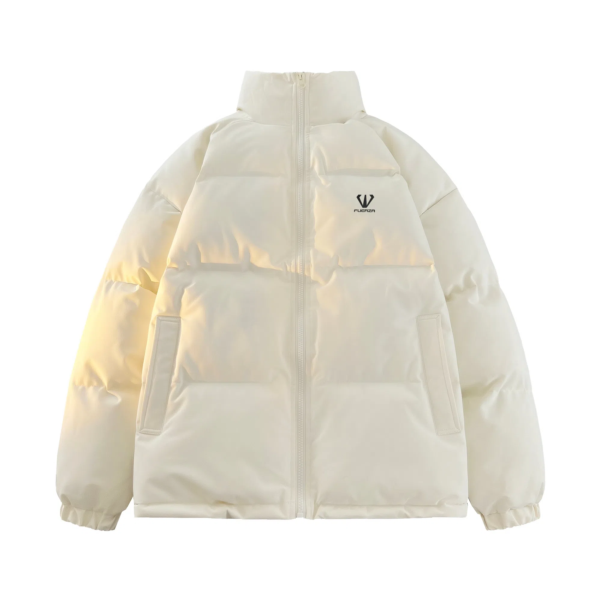 FUERZA Basic Logo Puffer Jacket
