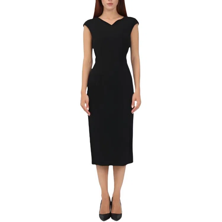 MaxMara Studio Black Maxi Dress