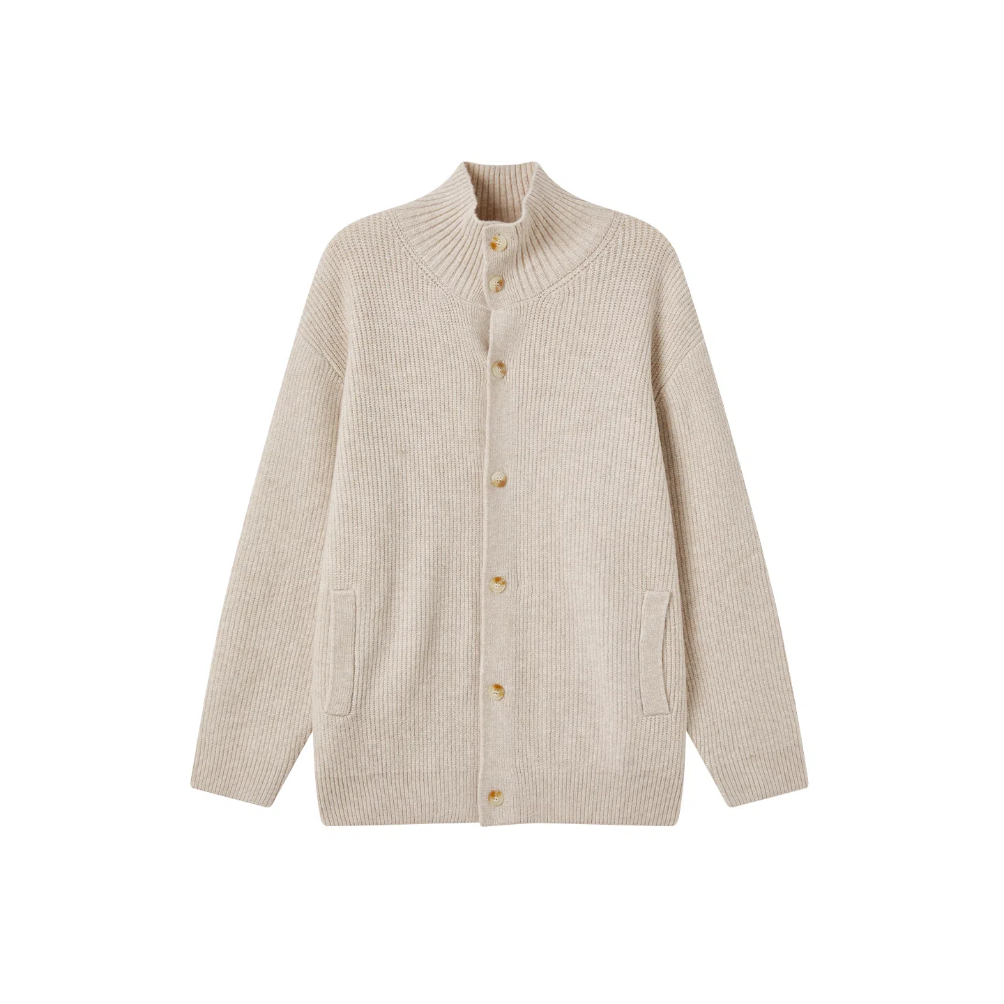 CHINISM Classic Stand Collar Cardigan
