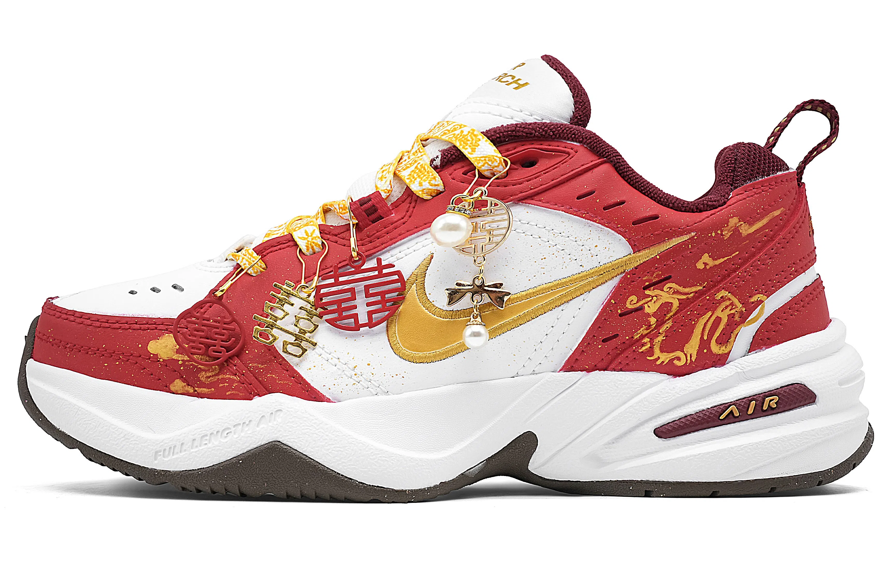 Nike Air Monarch 4 Red Gold