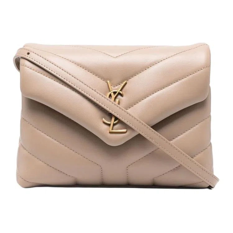 SAINT LAURENT Logo Clutch