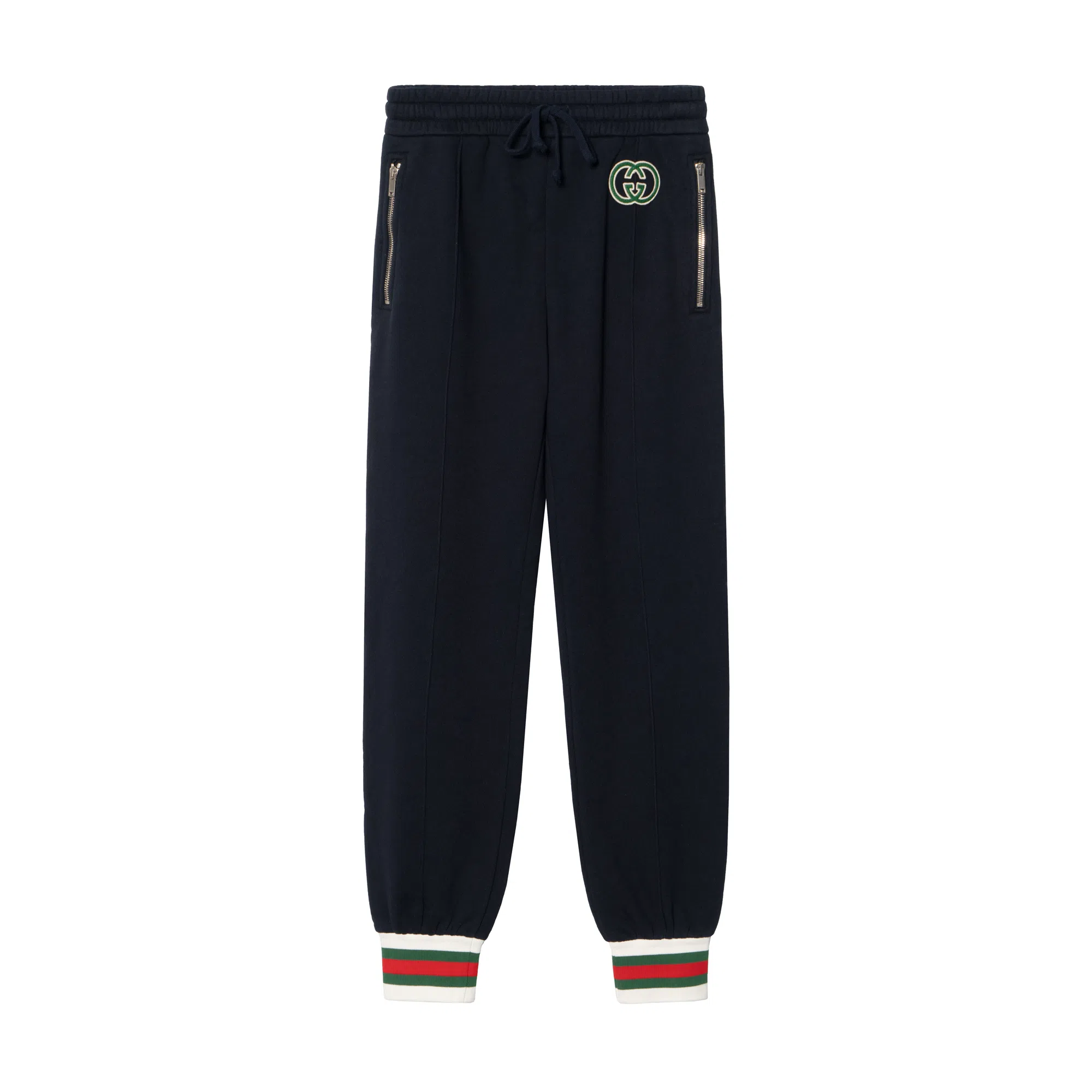 GUCCI SS23 Logo Drawstring Sweatpants Black
