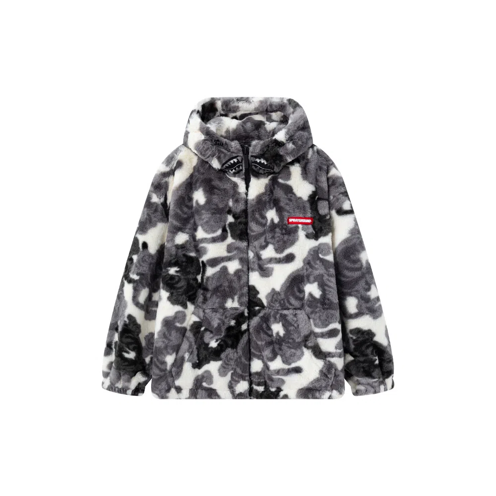 Sprayground Mushi Collaboration Plush Graffiti Jacket