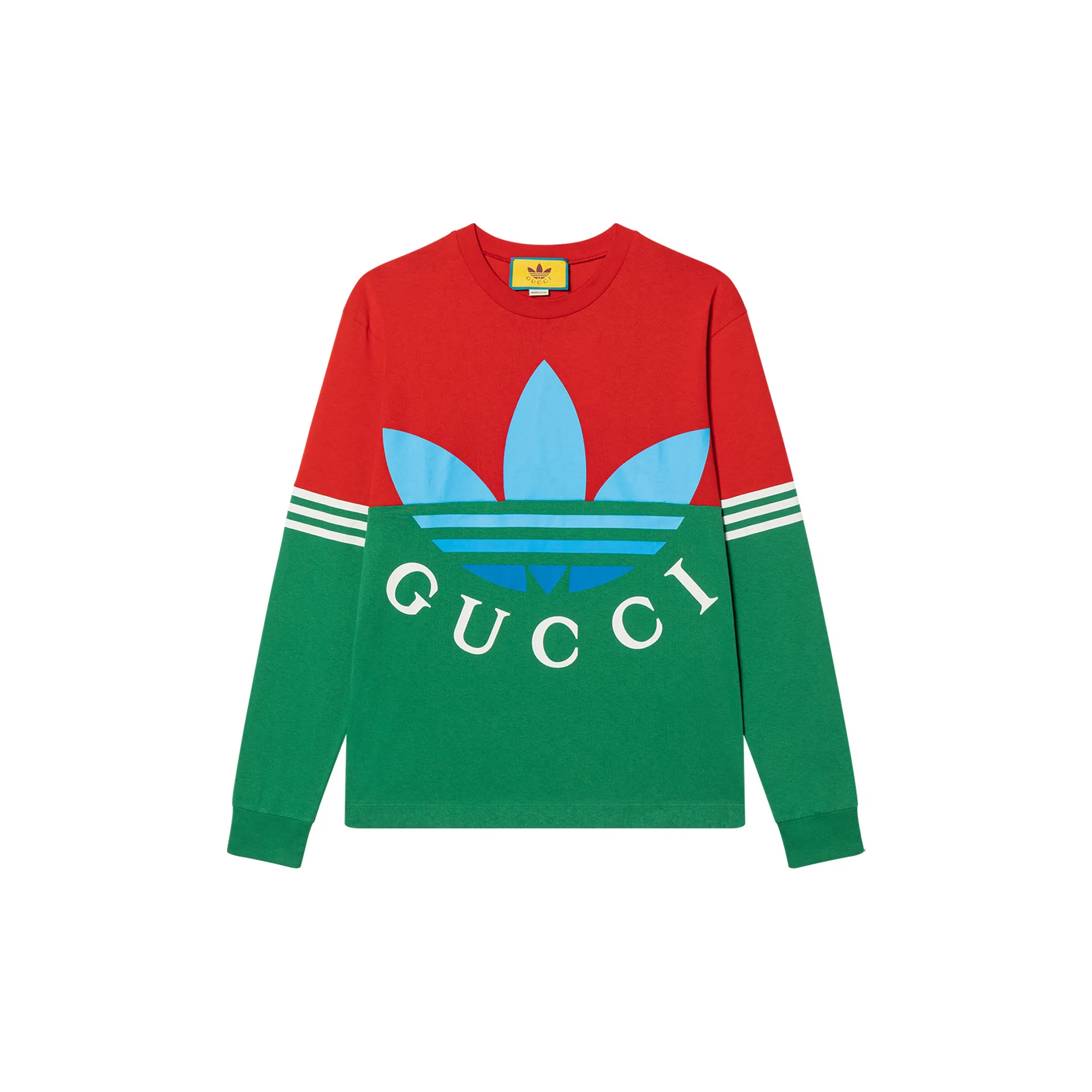Gucci x adidas SS23 Long Sleeve T-Shirt Green