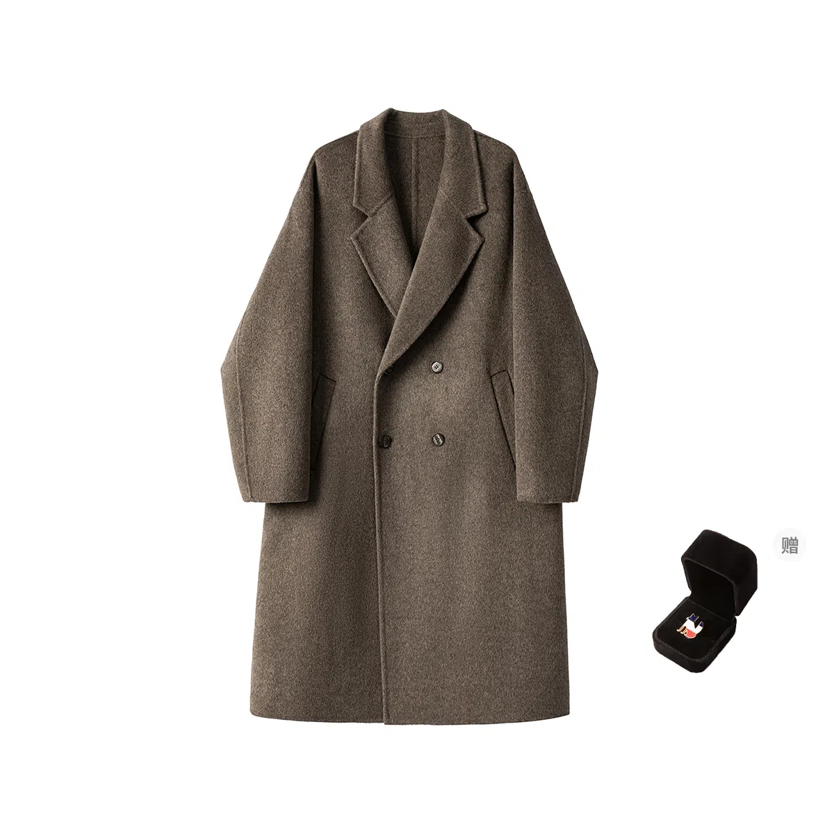 William Fox&Sons 2025 Double-Breasted Wool Coat