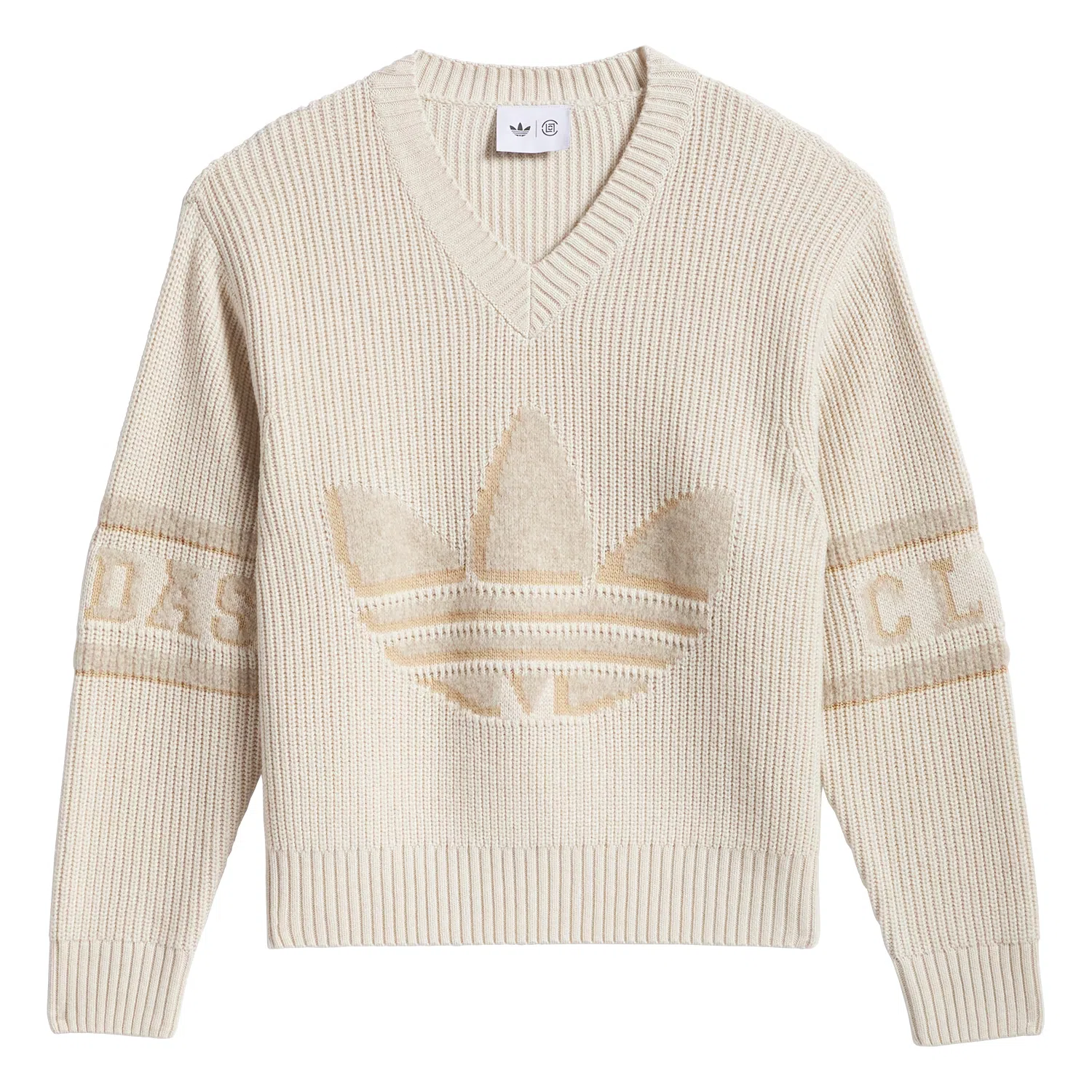 adidas Originals CLOT FW25 SST Crochet TT V-Neck Sweater