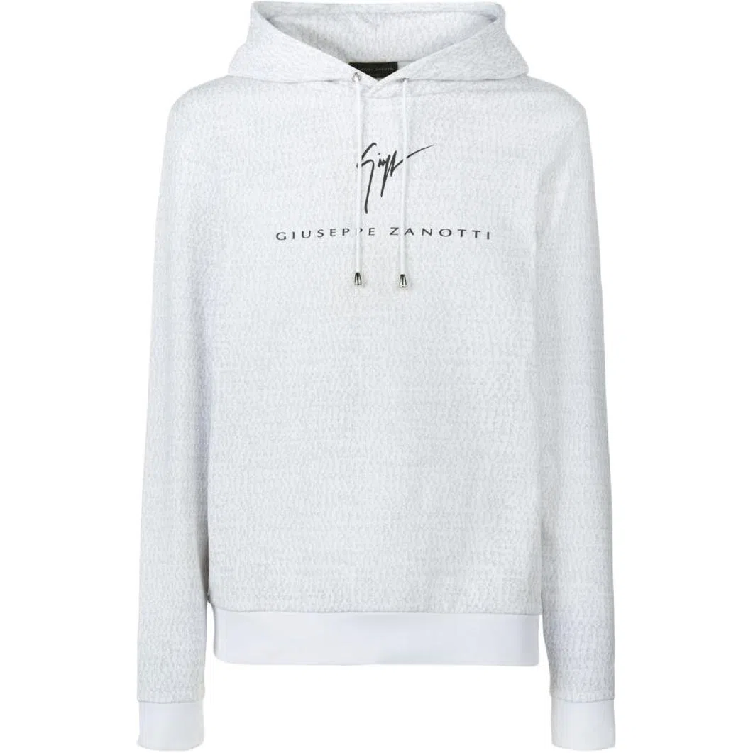 Giuseppe Zanotti GZ SS24 Hoodie Optical White