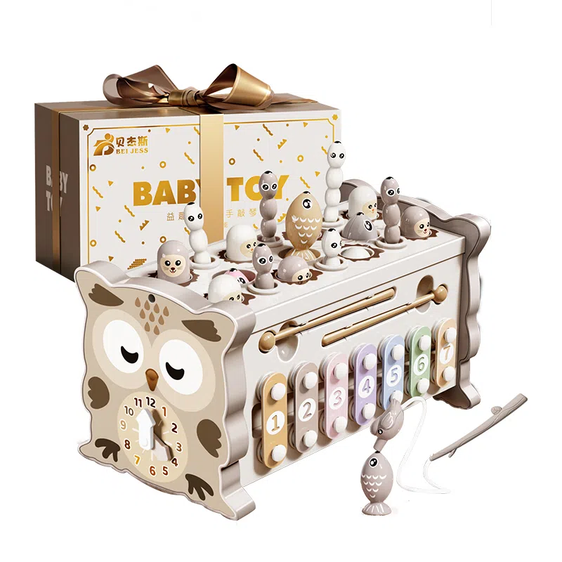 贝杰斯 六面体多功能益智百宝箱 早教教具