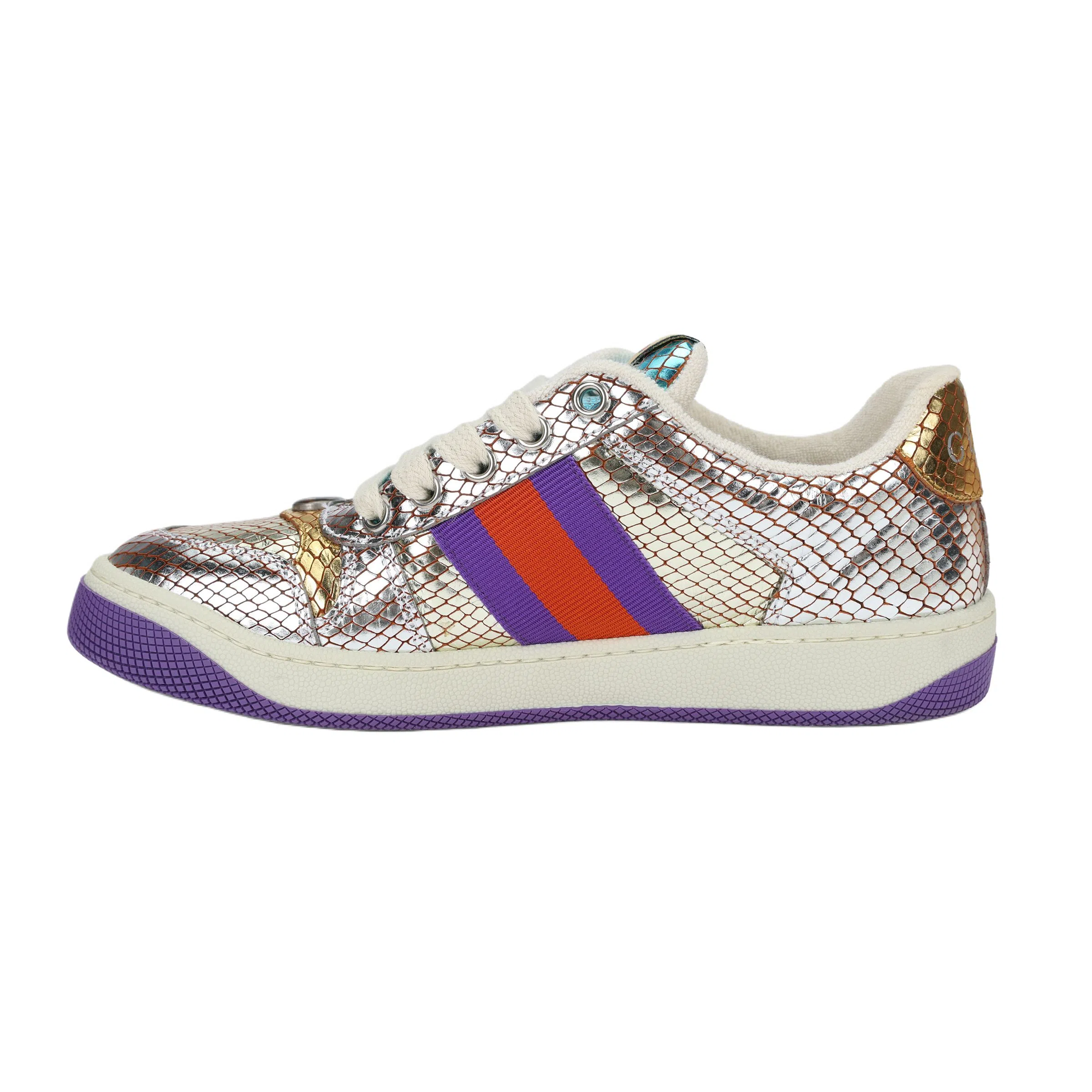 Gucci Screener Silver Purple