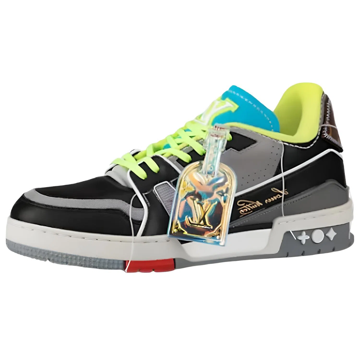 Louis Vuitton Trainer Sea Blue Black