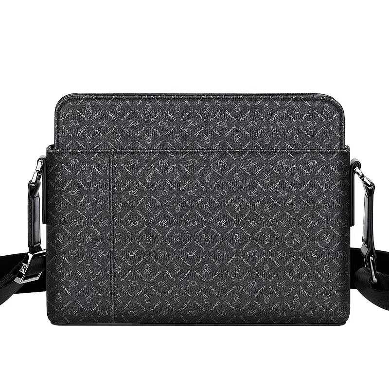 Playboy PVC Shoulder Bag Medium Black