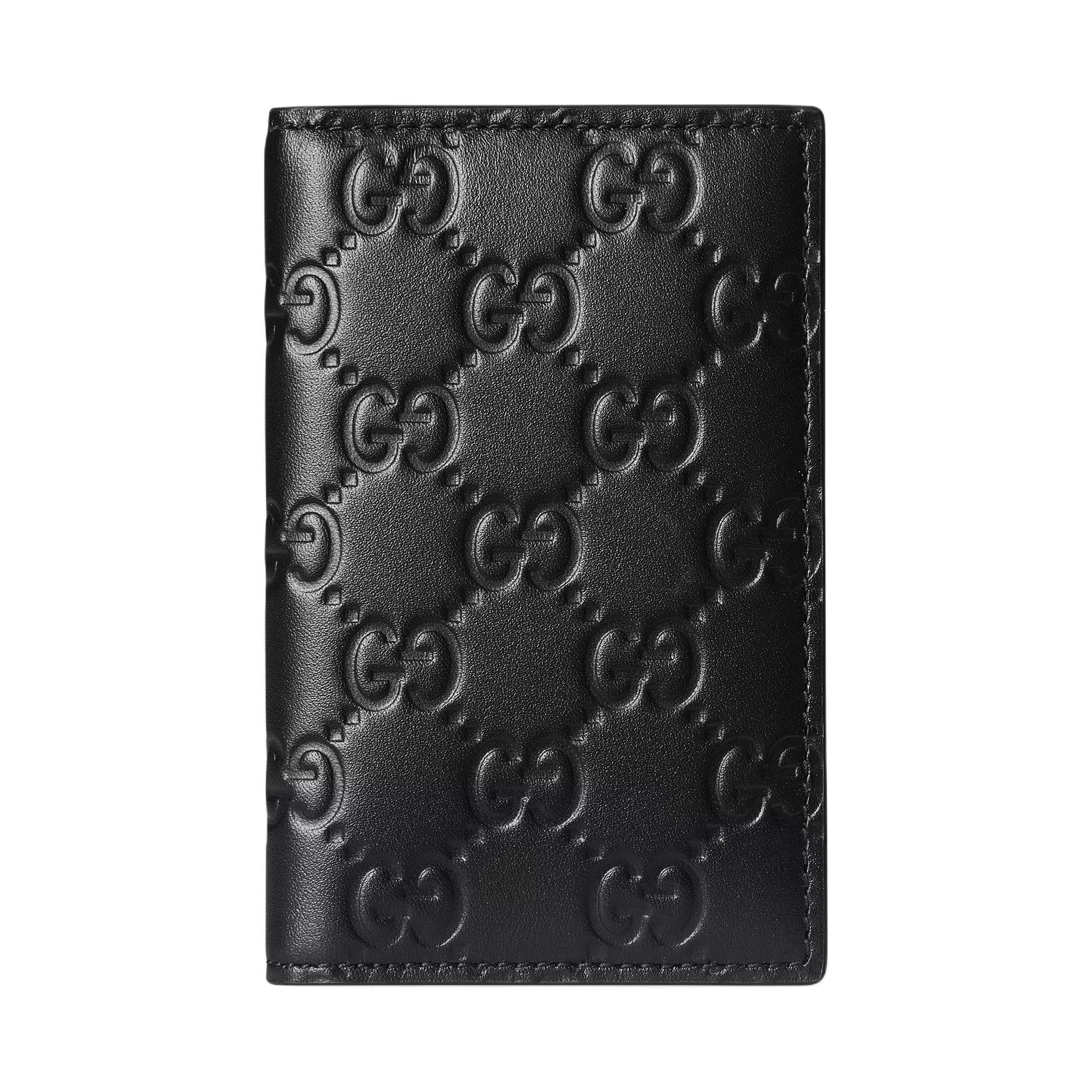 Gucci GG Embossed Leather Wallet Black