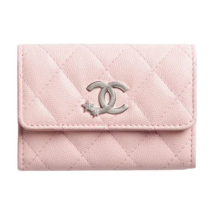 Chanel Card Holder Pink