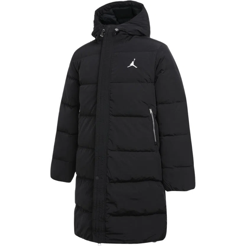 Jordan Long Down Jacket Black