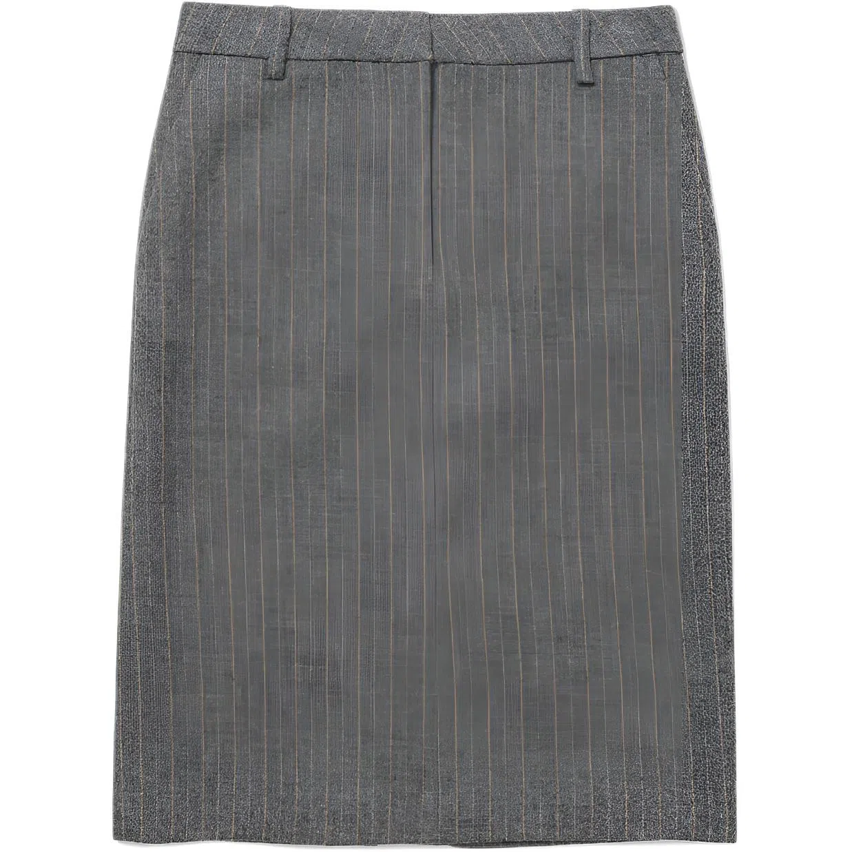 LOW CLASSIC FW25 STRIPE WOOL H-LINE SKIRTS