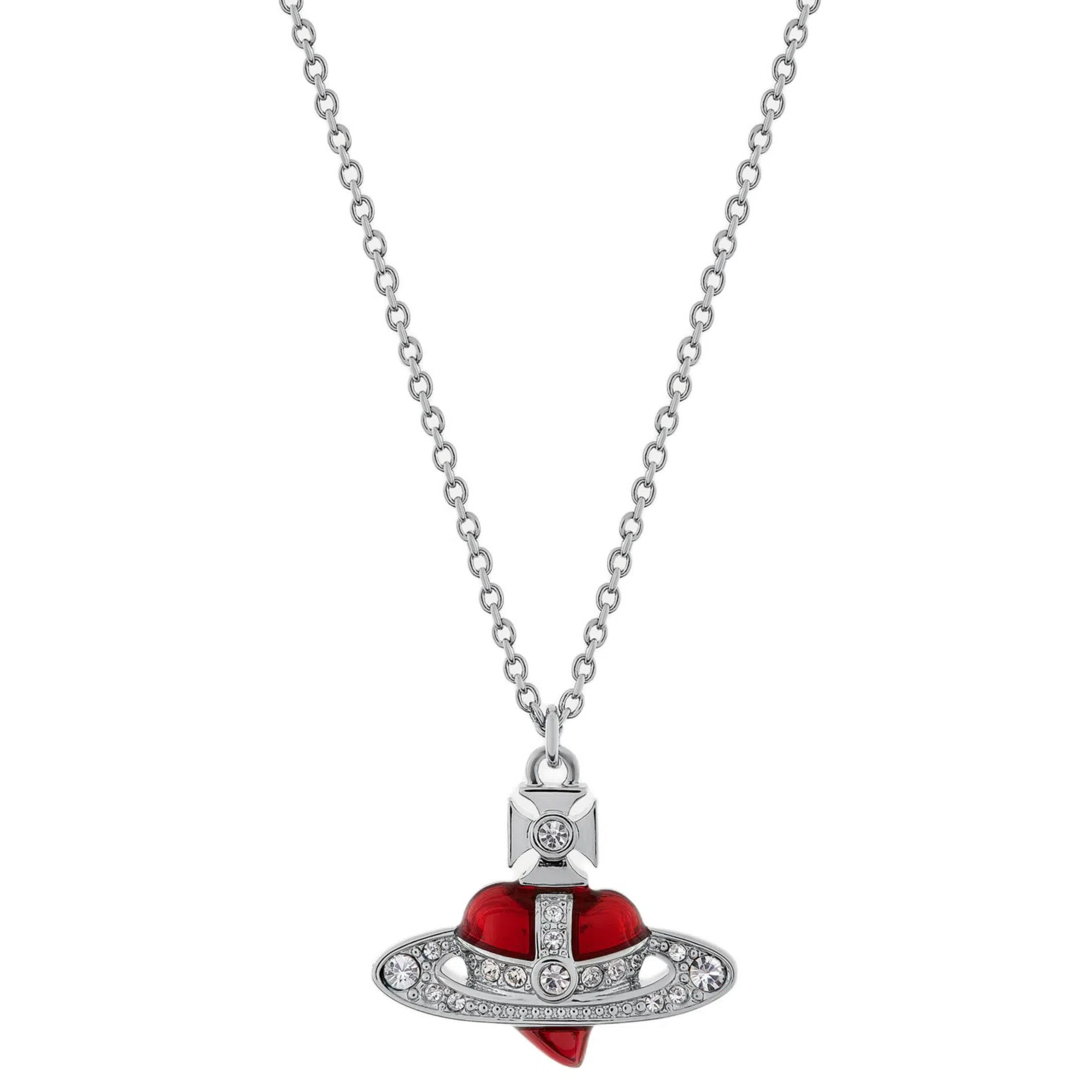 Vivienne Westwood Diamante Heart Necklace