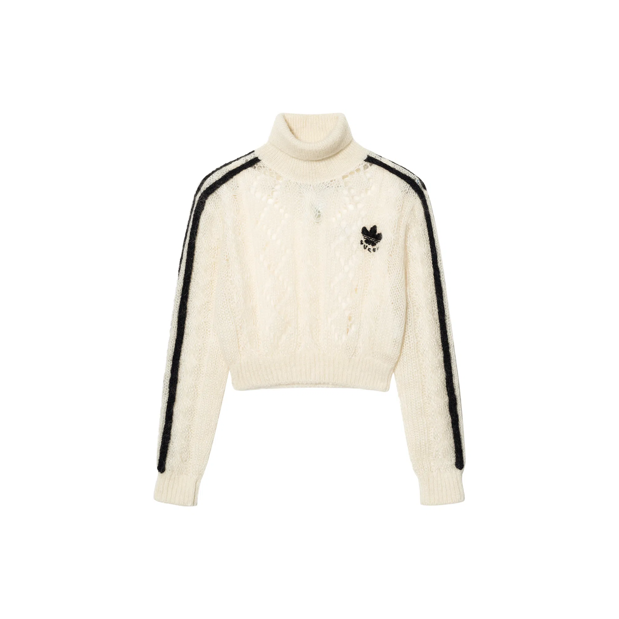 GUCCI x adidas FW22 Mohair Sweater Ivory