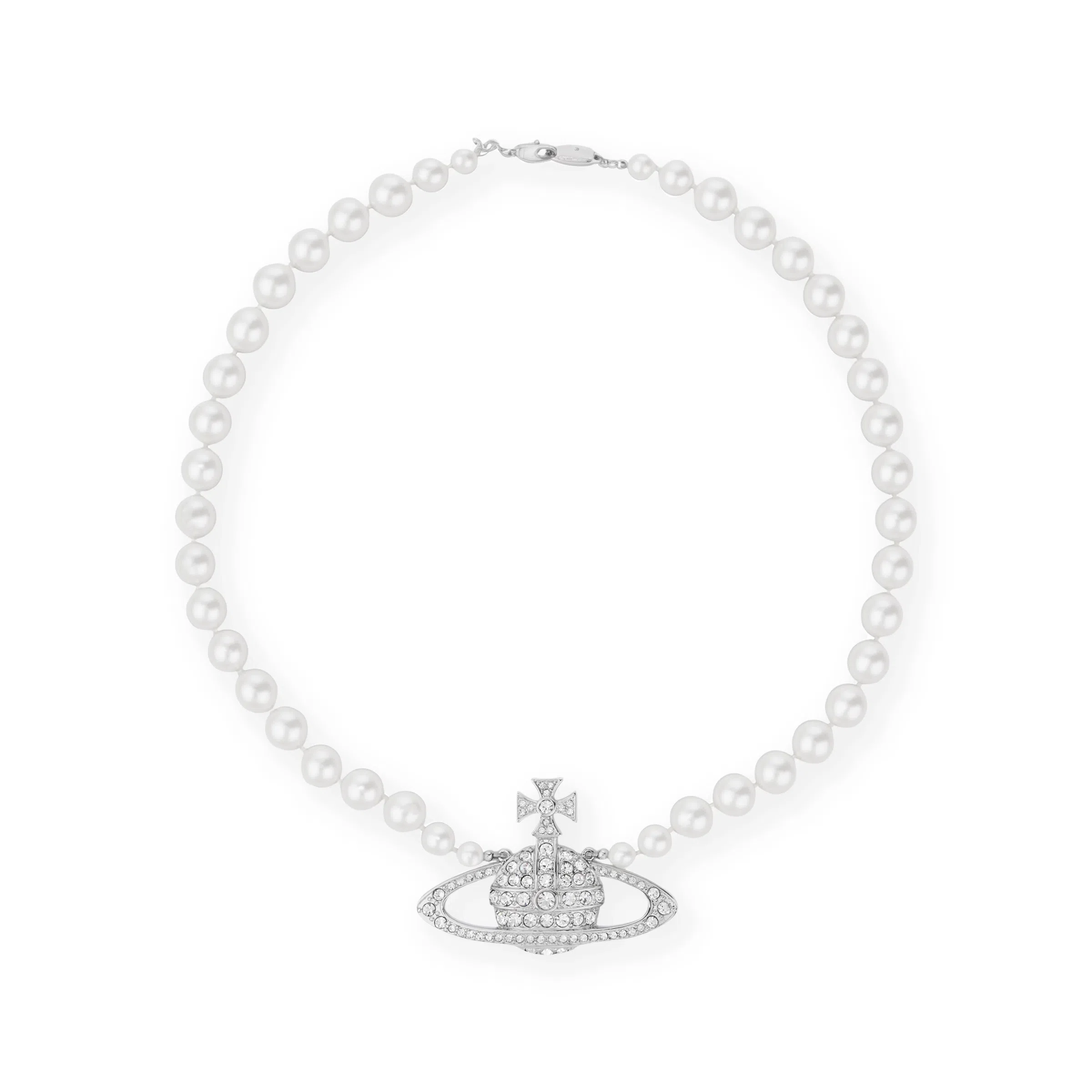 Vivienne Westwood Bas Relief Pearl Necklace