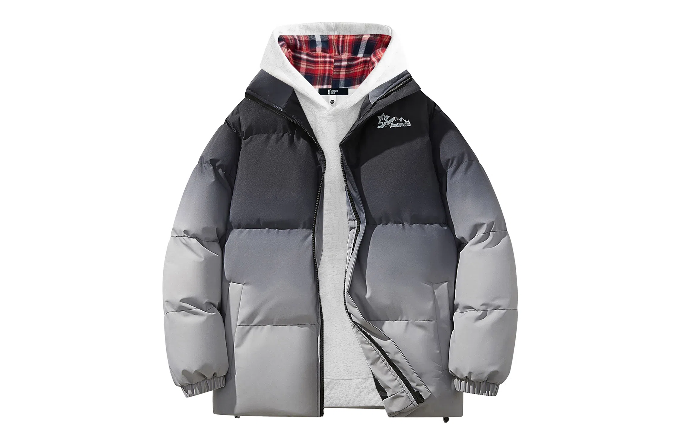 CSKS Retro Star Logo Puffer Jacket