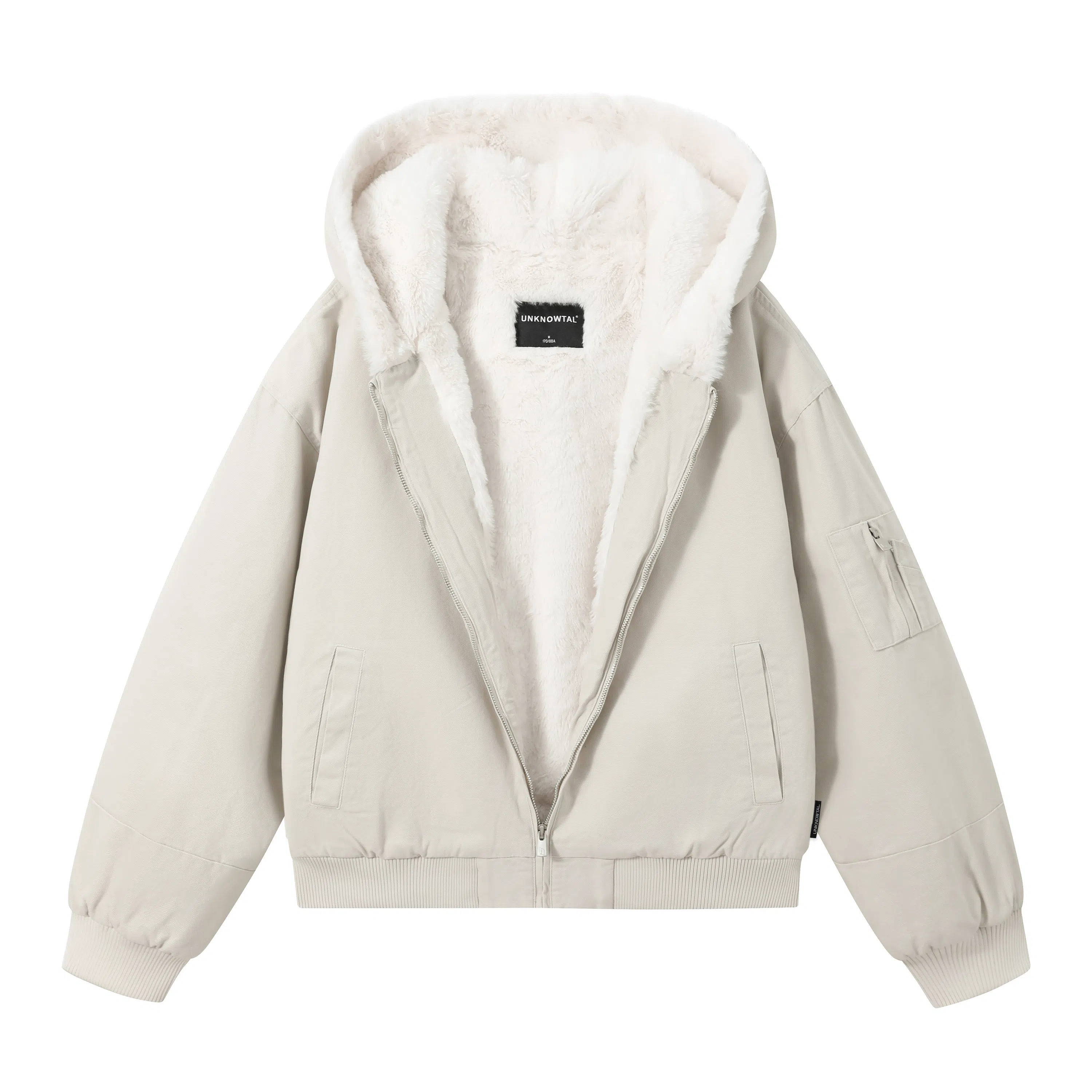 UNKNOWTAL Basic Fleece Hoodie Jacket