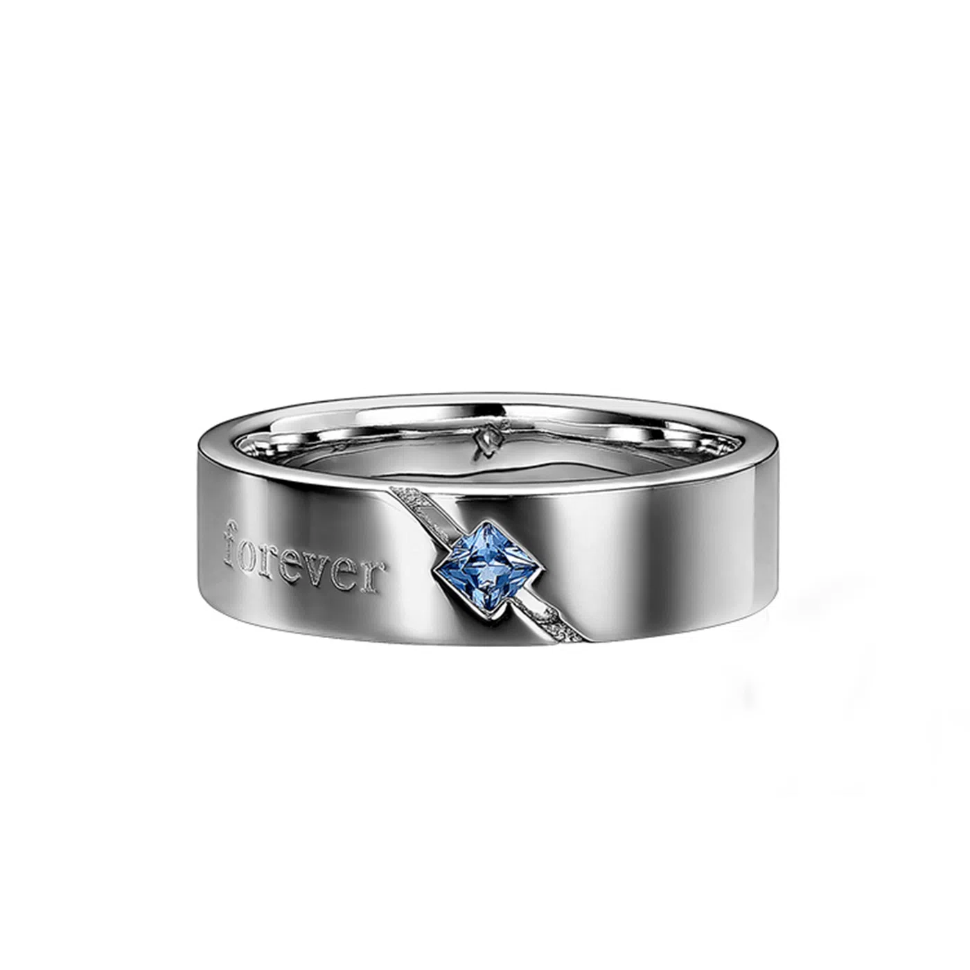 IDEAGEMER 925 Silver Ring