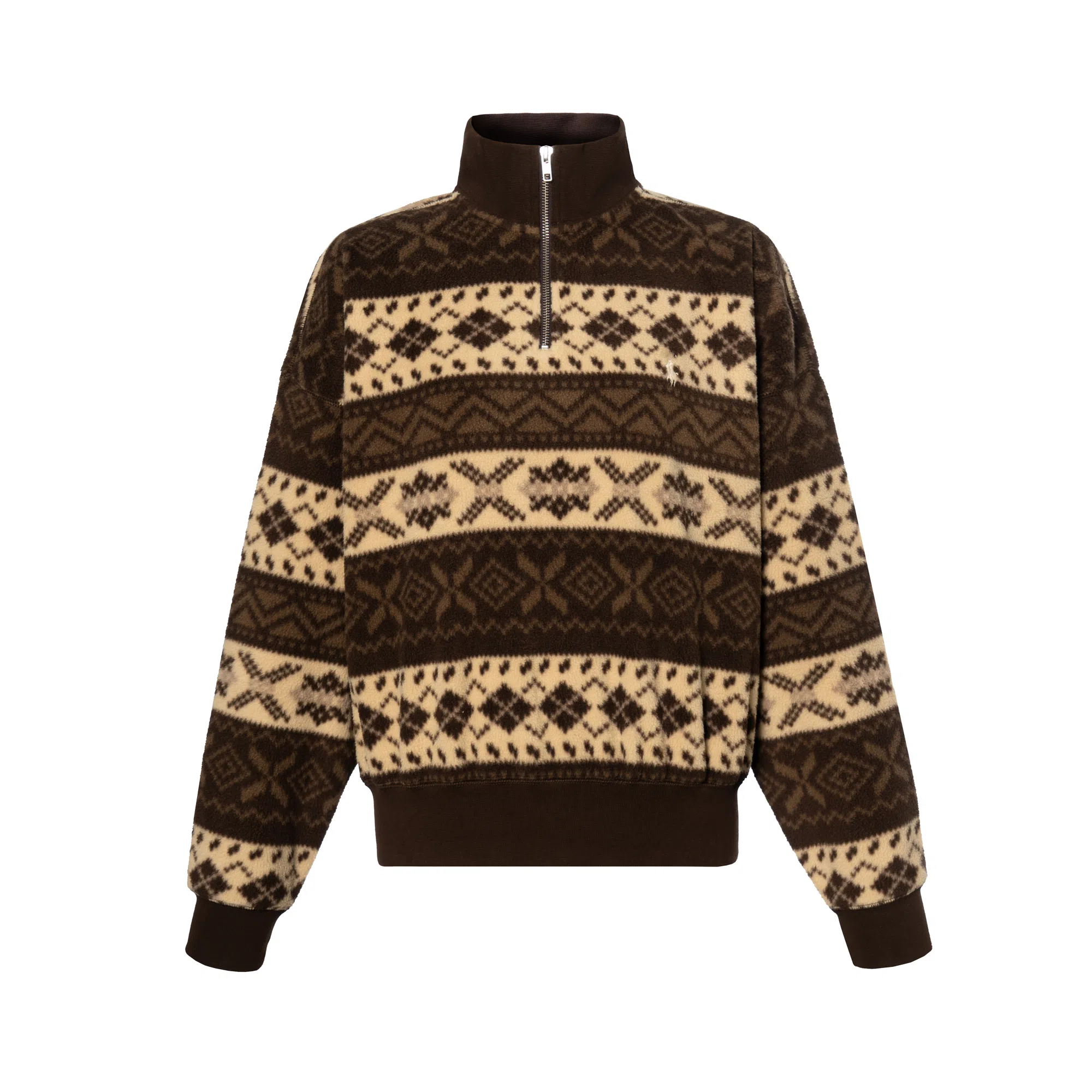 Ralph Lauren Printed Long Sleeve Sweatshirt Brown