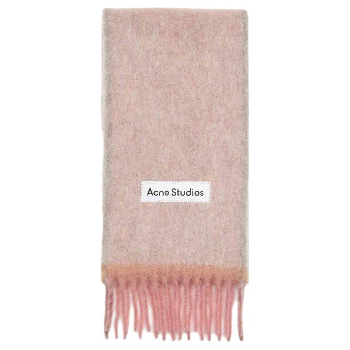 Acne Studios Logo Scarf Pink