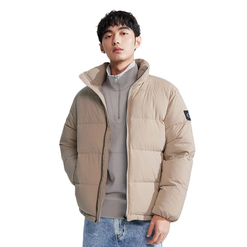 Calvin Klein Logo Print Down Jacket