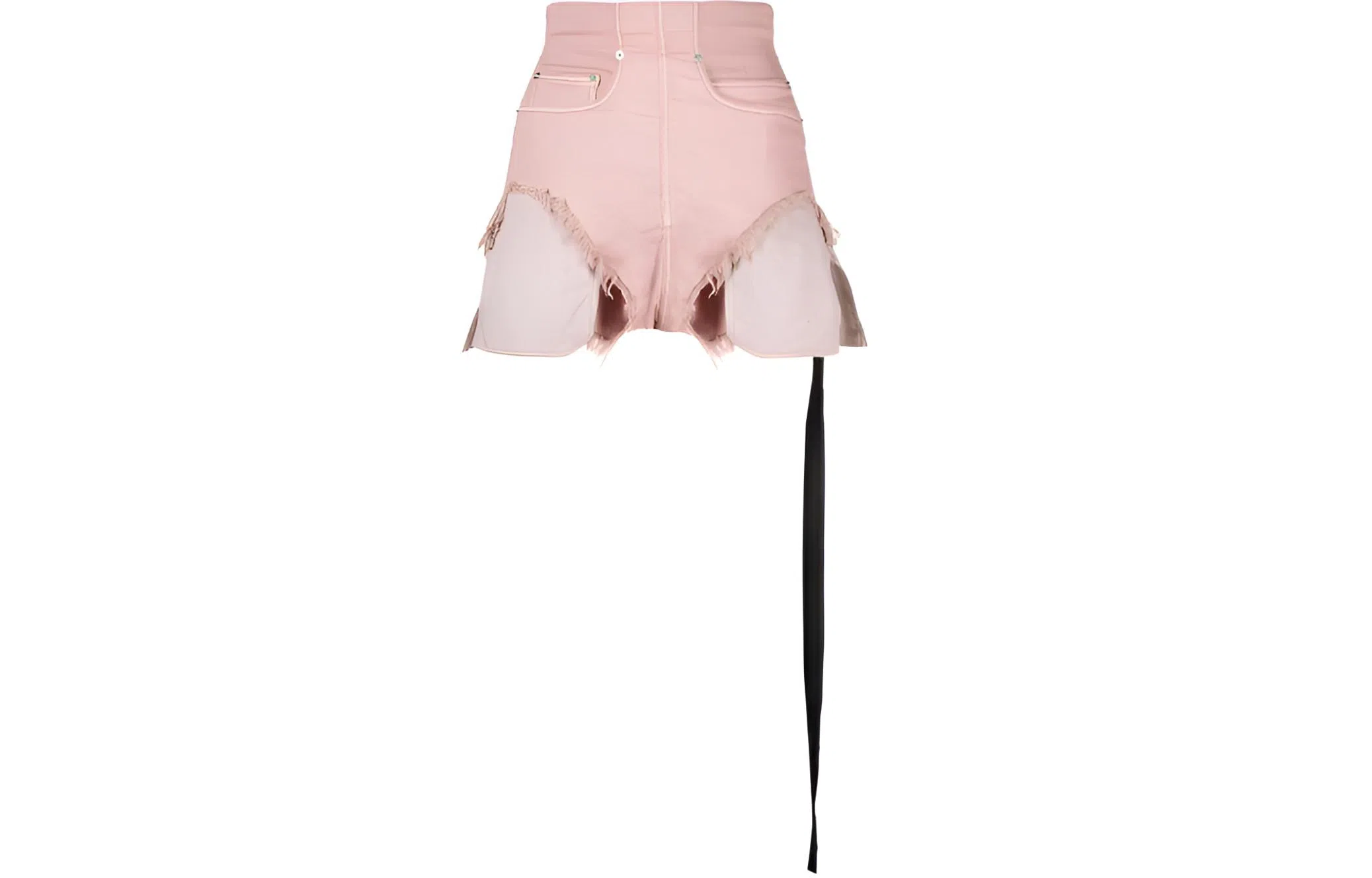 Rick Owens DRKSHDW SS23 Pink Denim Shorts