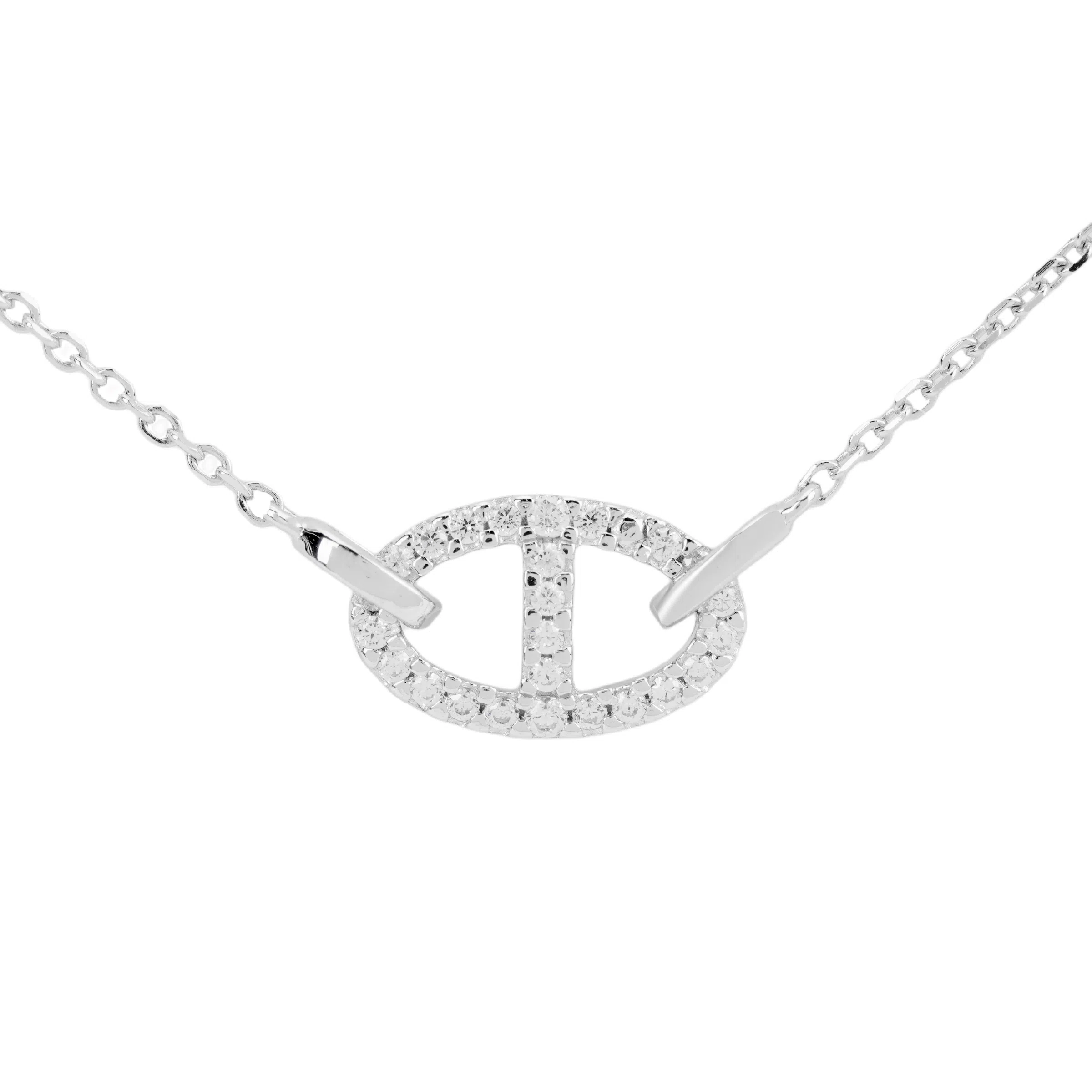 apm monaco Maille Marine Silver Necklace