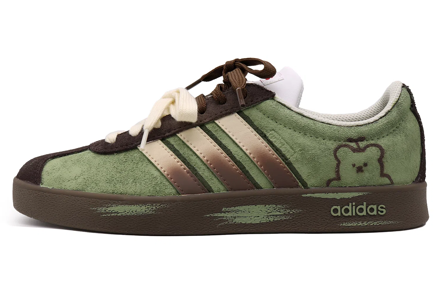 adidas VL Court 2.0 Green Brown