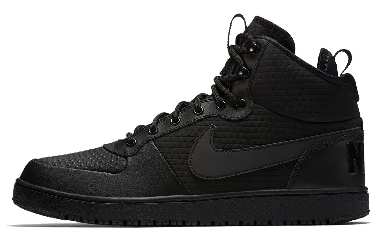Nike Court Borough Mid Black