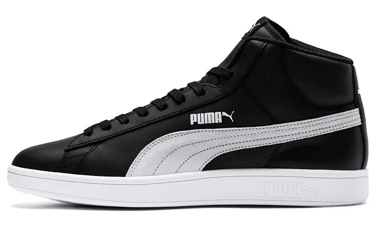 PUMA Smash V2 Mid Black White