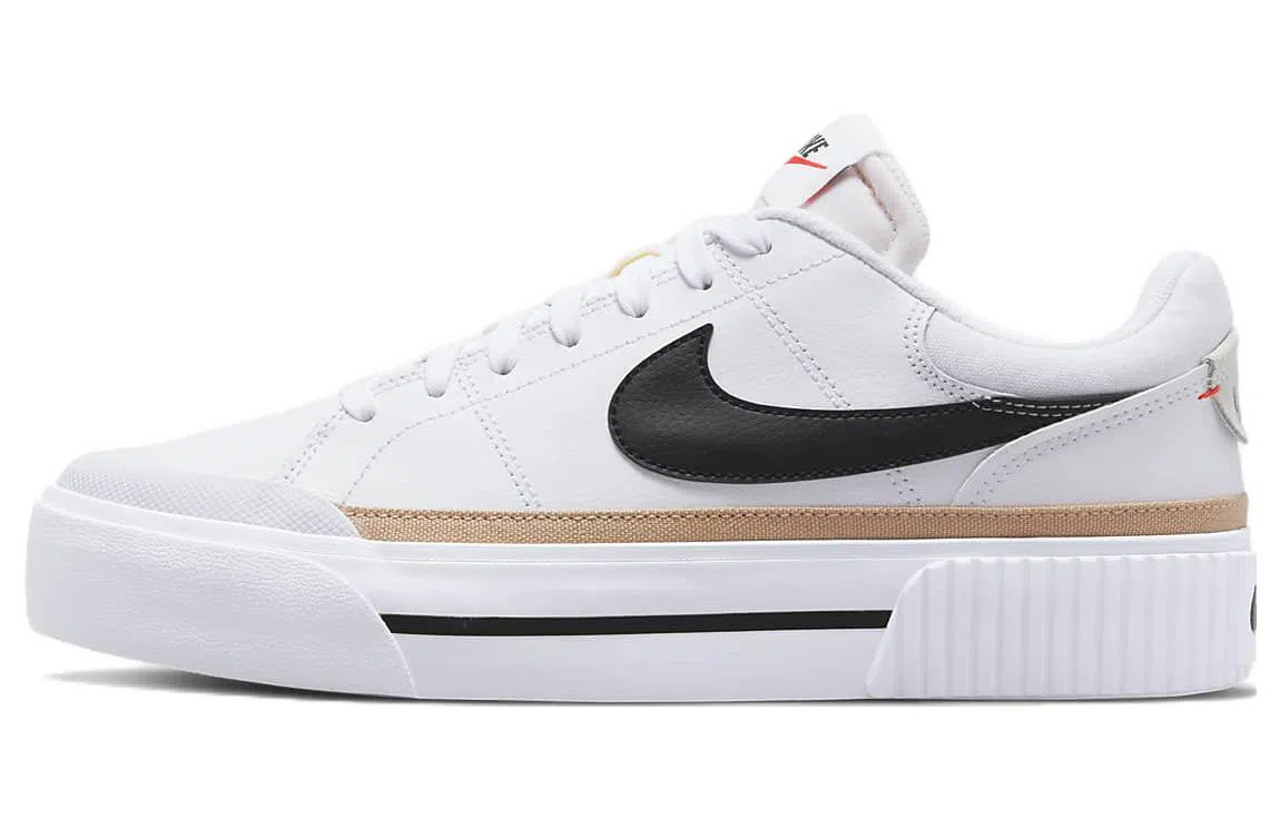 Nike Court Legacy Lift White Black Brown