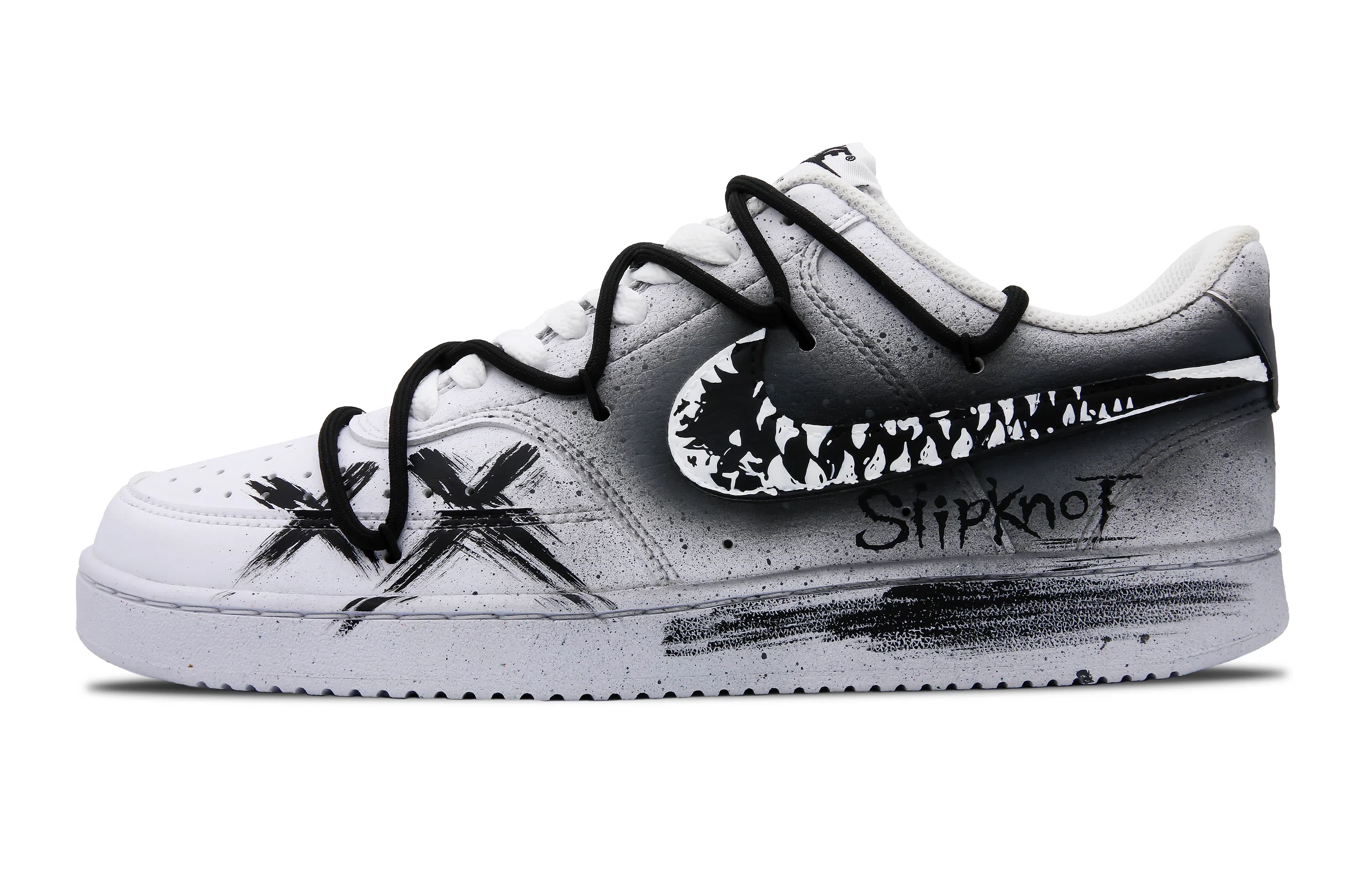 Nike Court Vision Low Black White