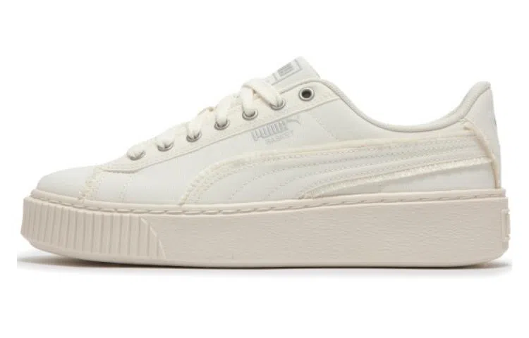PUMA Basket Platform Fringe Beige