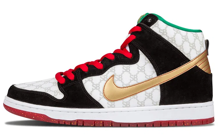 Nike Dunk SB High Black White Red