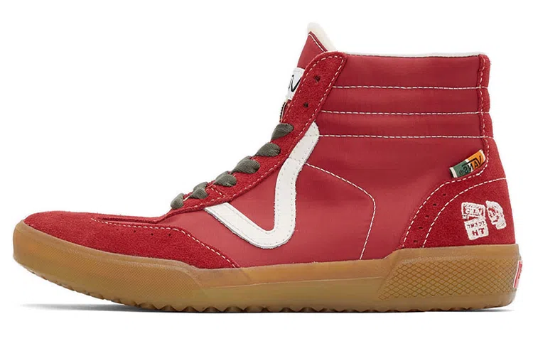 Taka Hayashi x Vans Vault High Top Red