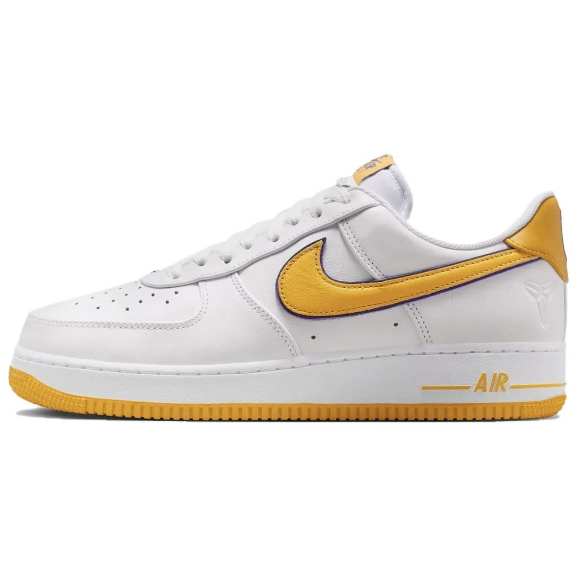 Kobe Bryant x Nike Air Force 1 Low Retro QS White Yellow Purple