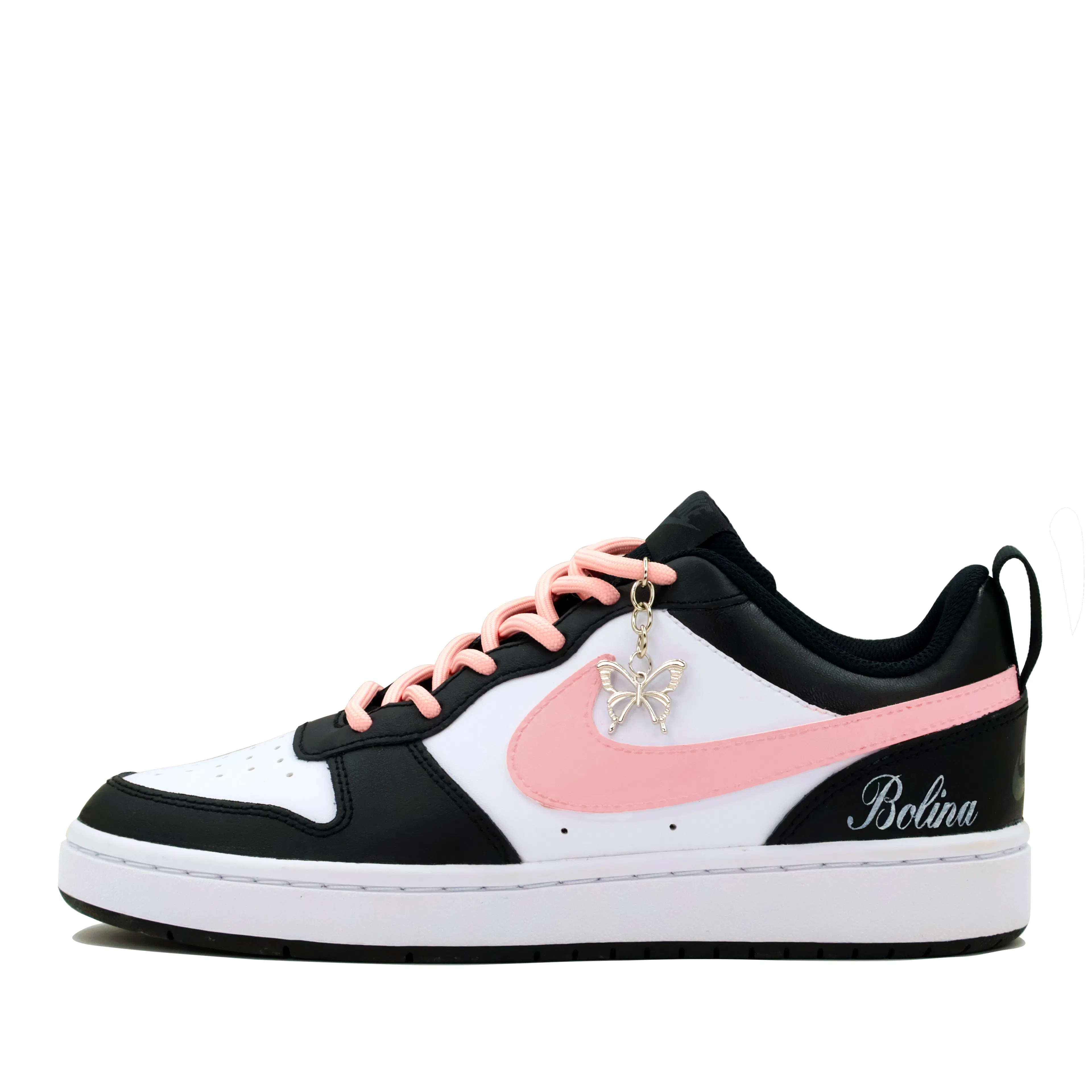 Nike Court Borough Low Pink Black