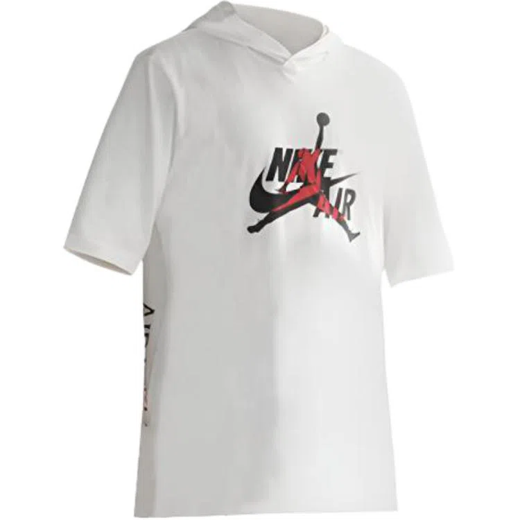 Air Jordan Hooded T-Shirt White