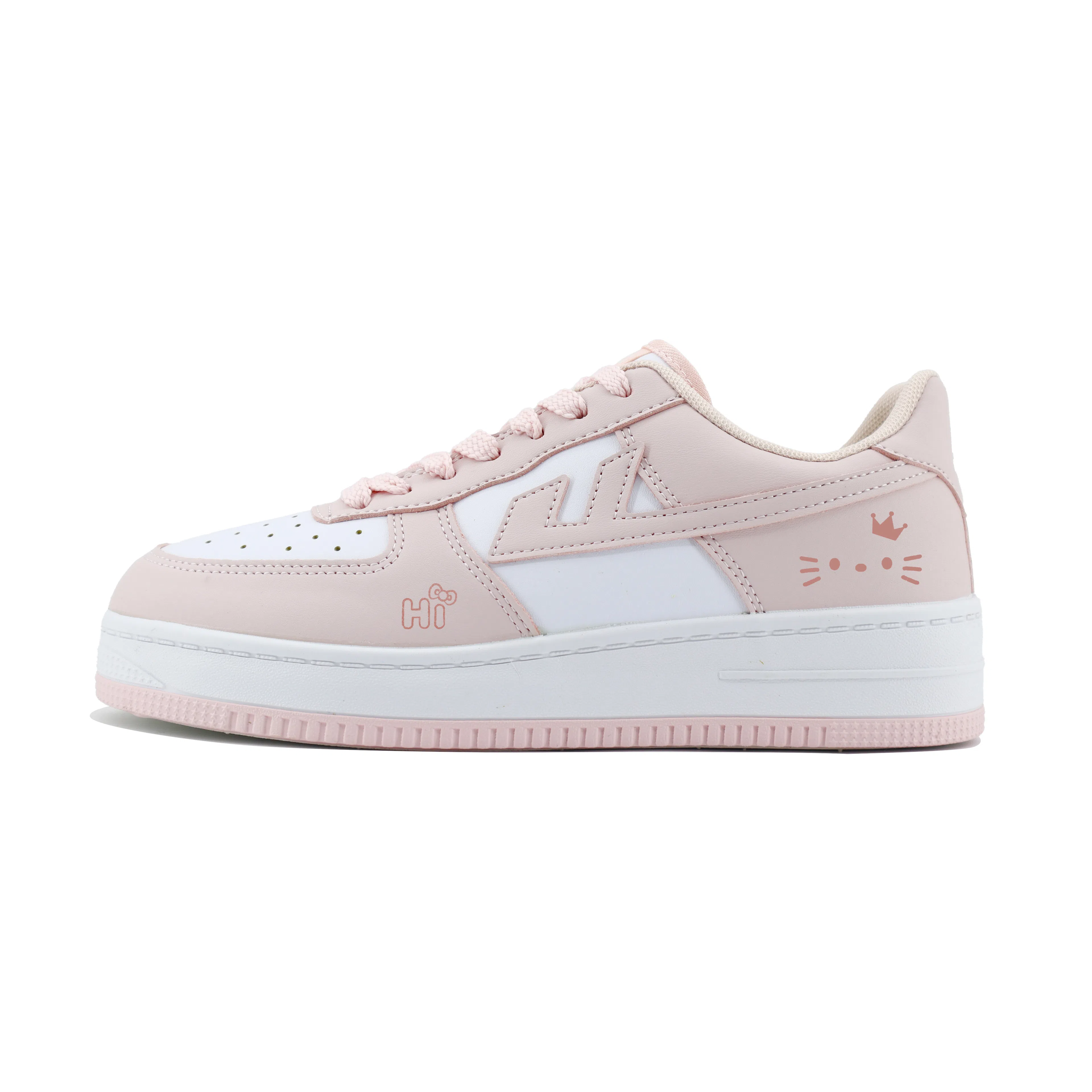 Warrior Air Force 1 Hi White Pink