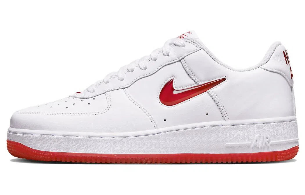 Nike Air Force 1 "Color of the Month" White Red