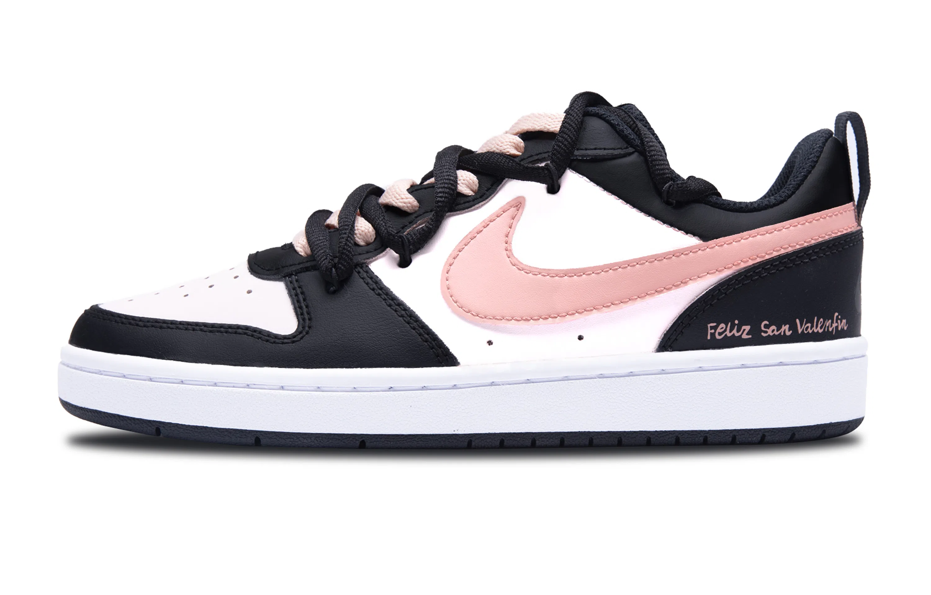 Nike Court Borough GS Black Pink