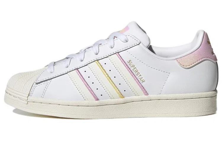 adidas Superstar White Purple
