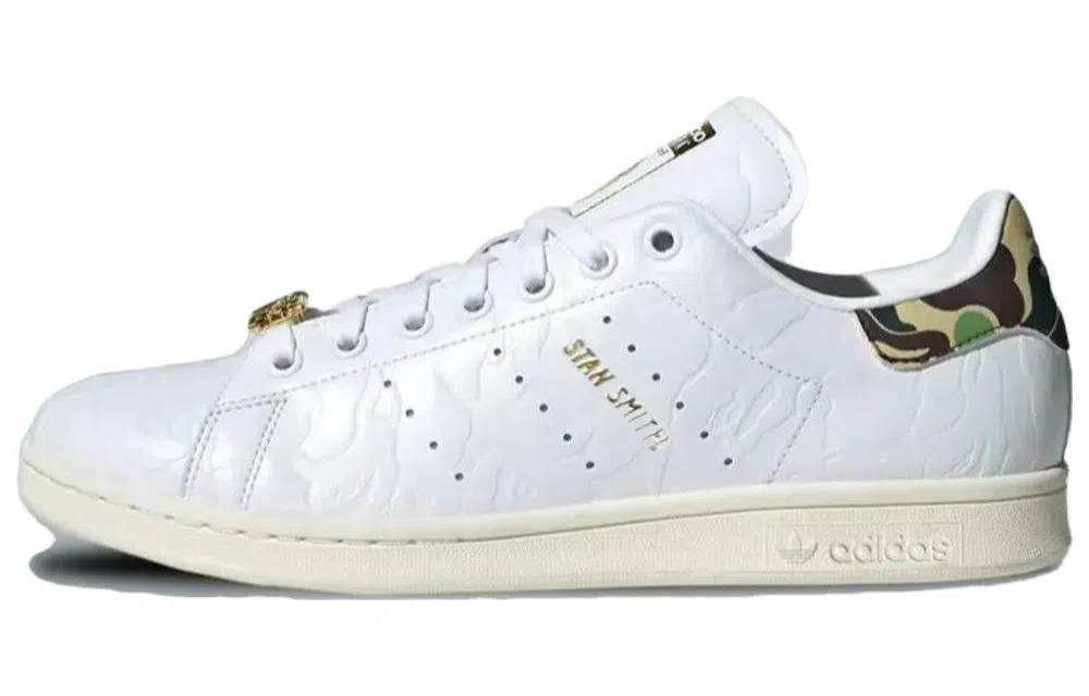 A BATHING APE x adidas Stan Smith White Green